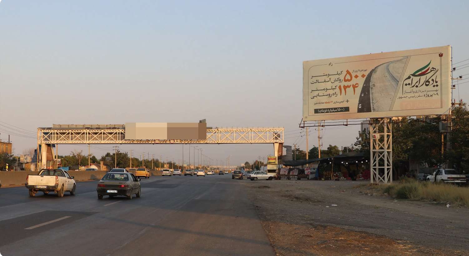 گلبهار-مشهد-قبل از پل عابر پیاده شیرحصار-کیلومتر14